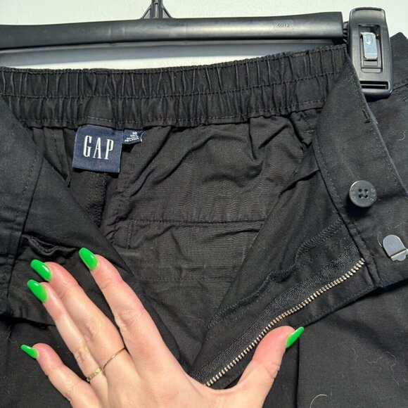 GAP 10 Tall Black Pleated Khaki Pant - Picture 5 of 5